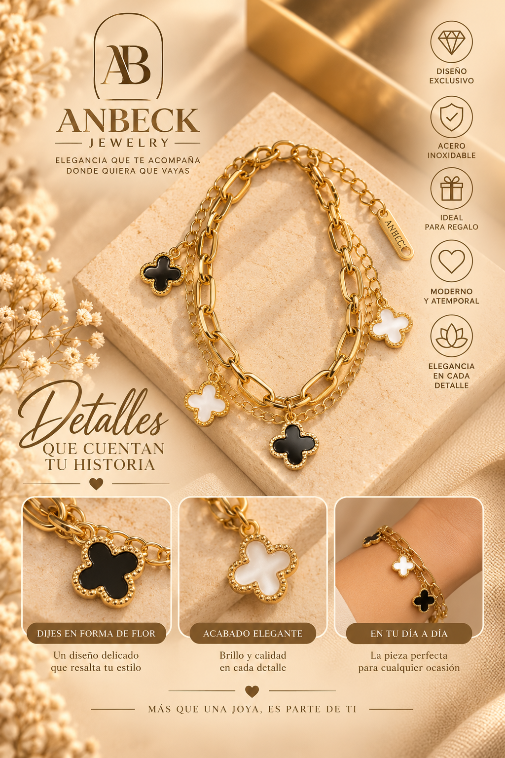 Pulsera Trébol Elegance