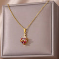 Cadena de corazón 18K