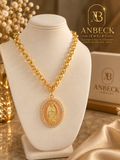 Cadena Virgen de Guadalupe – Elegancia y Devoción