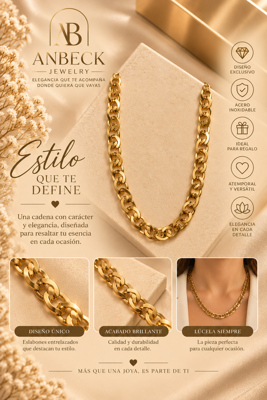 Cadena Dorada – Elegancia con carácter
