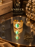 Anillo Esmeralda Dorada – Elegancia & Renovación