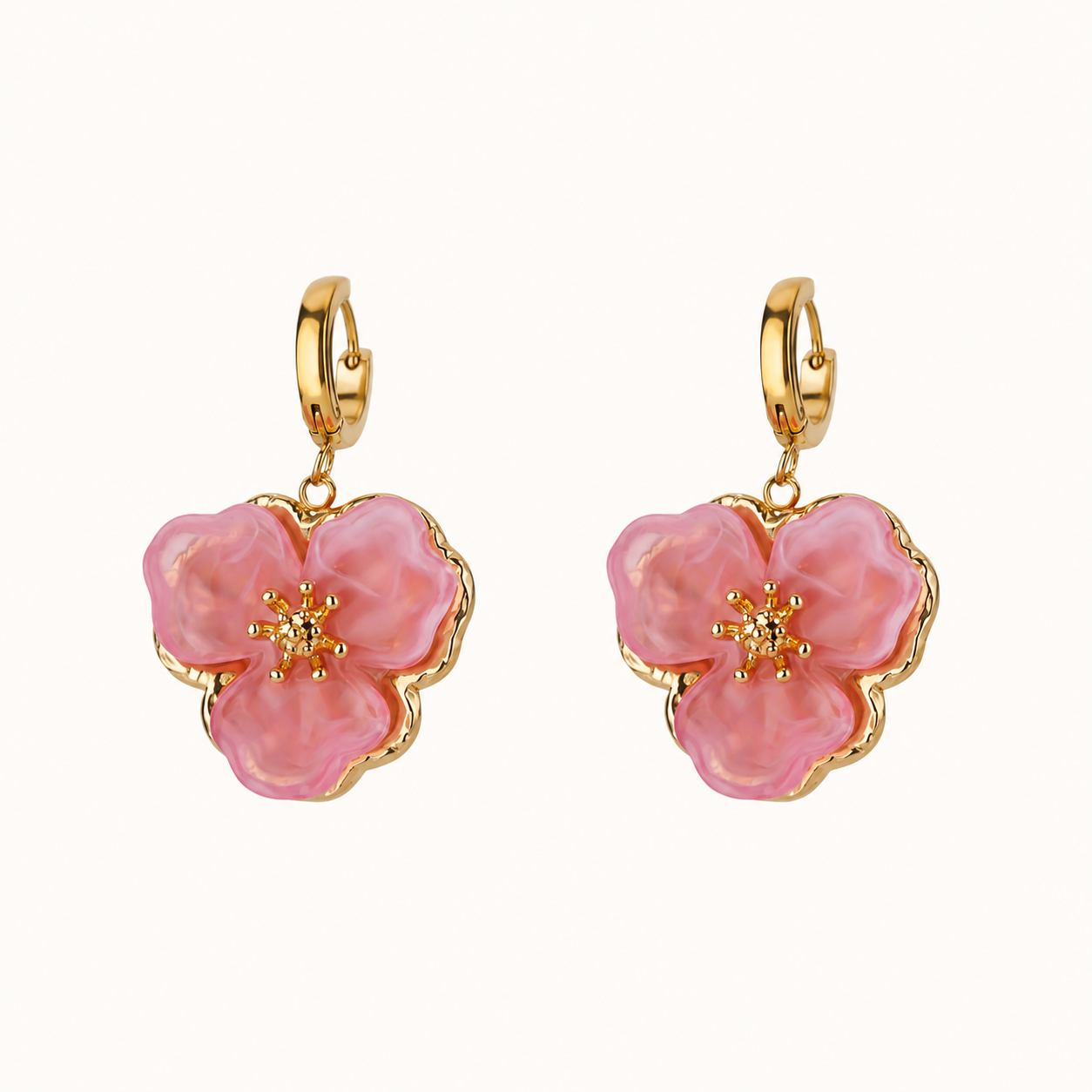 Flower earrings