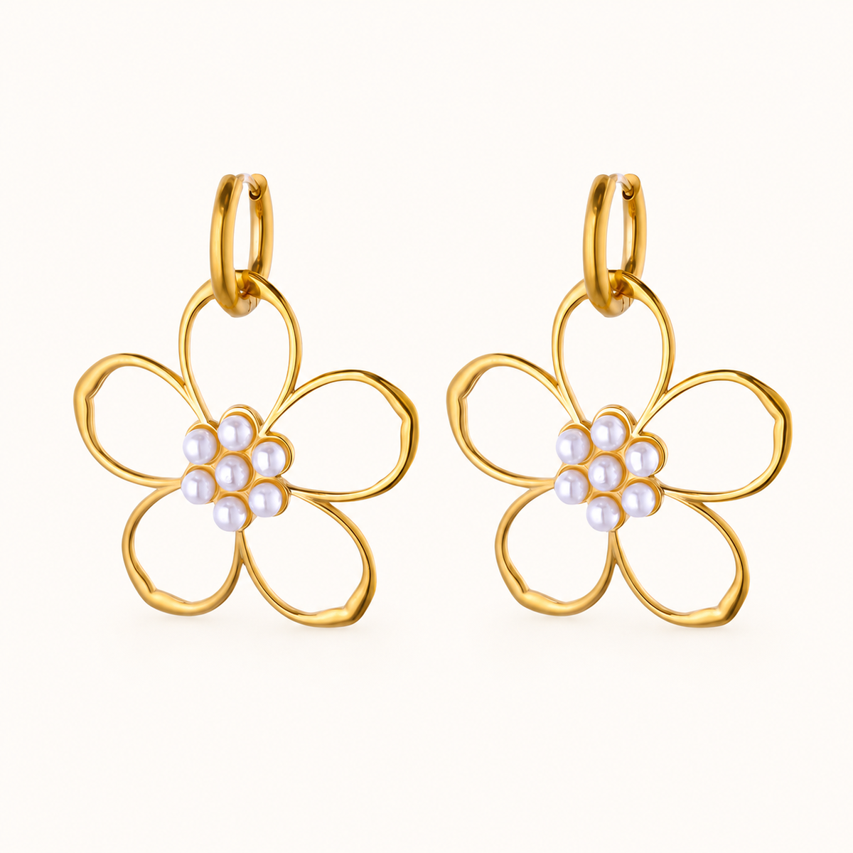 Aretes flor