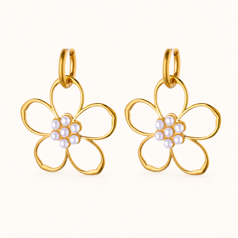 Aretes flor