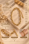 Pulsera Dorada de Eslabones – Elegancia Atemporal