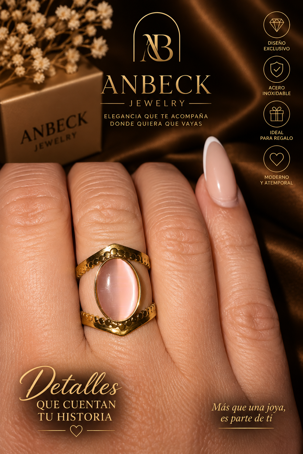 Anillo Rosa Encanto – Delicadeza & Elegancia