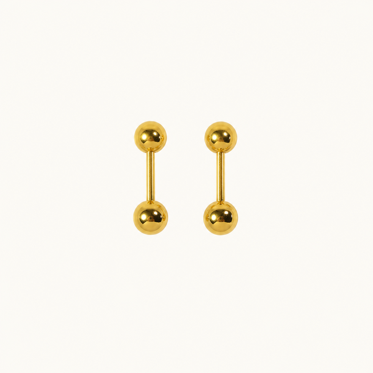 Pendientes perlas 18K