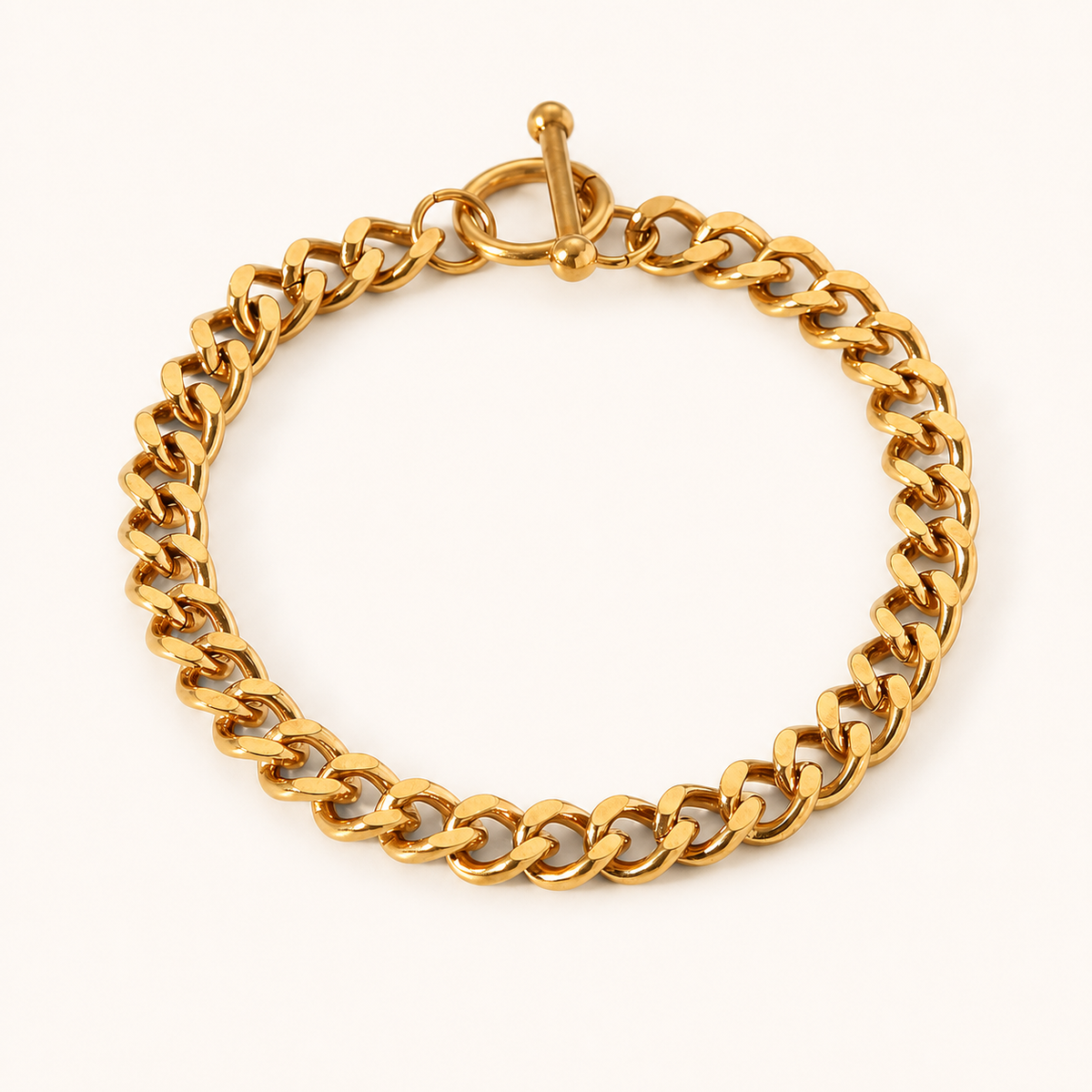 Bold thick woven bracelet